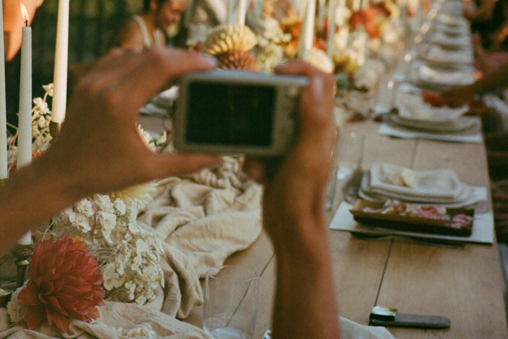 The Analogue Wedding: Why Couples Are Handing Guests Something to Hold